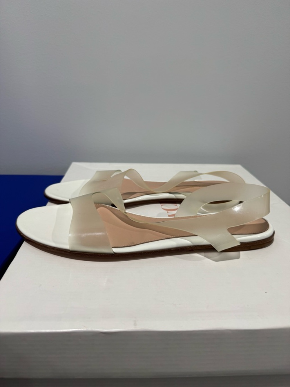 $645 Gianvito Rossi Metropolis Sandals Size 39.5 View 6